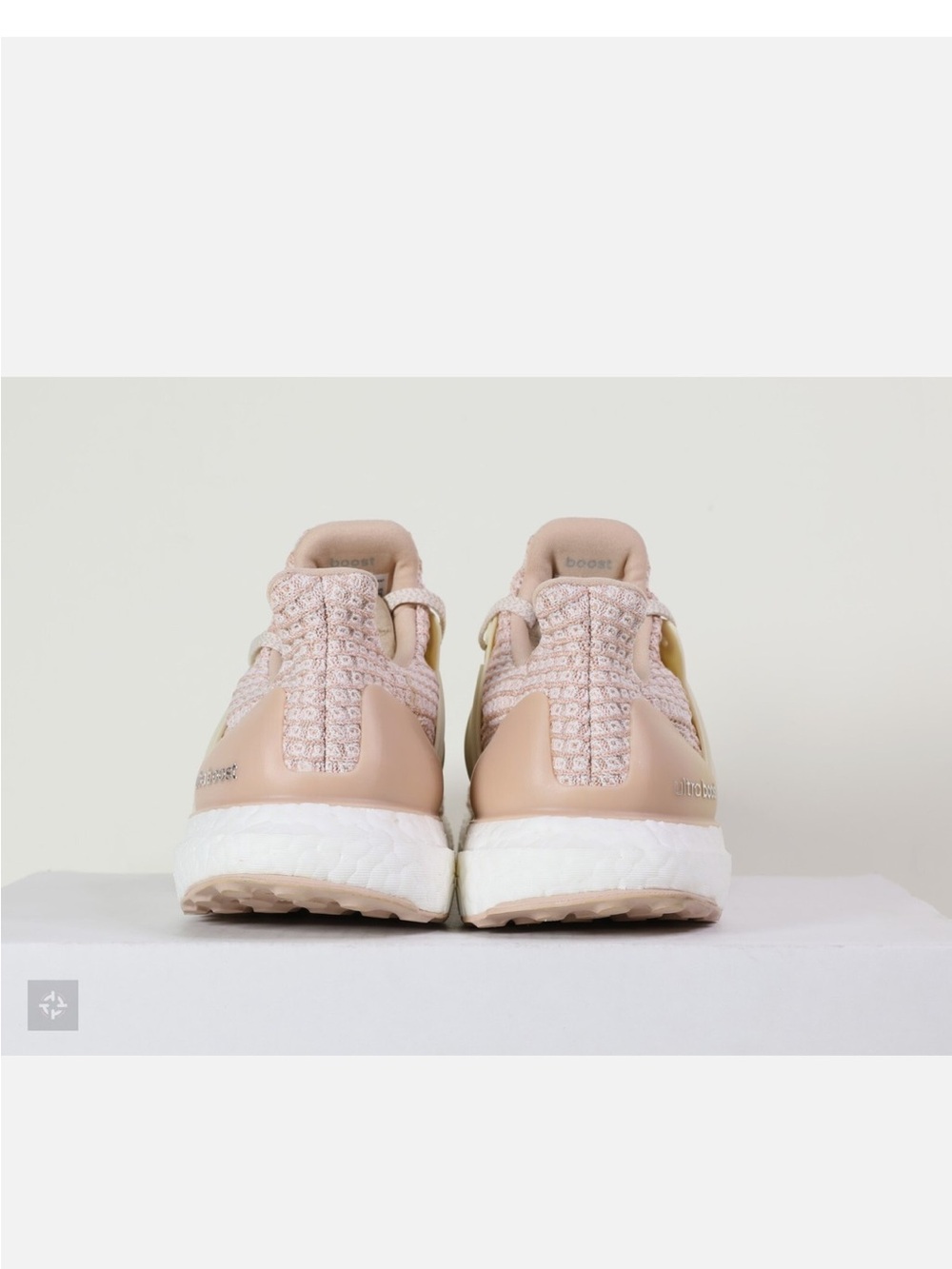 adidas Womens UltraBoost Knit Running Shoes - Light Pink - Picture 3 of 12